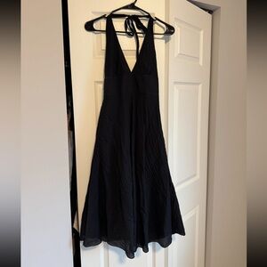 J Crew halter open back dress